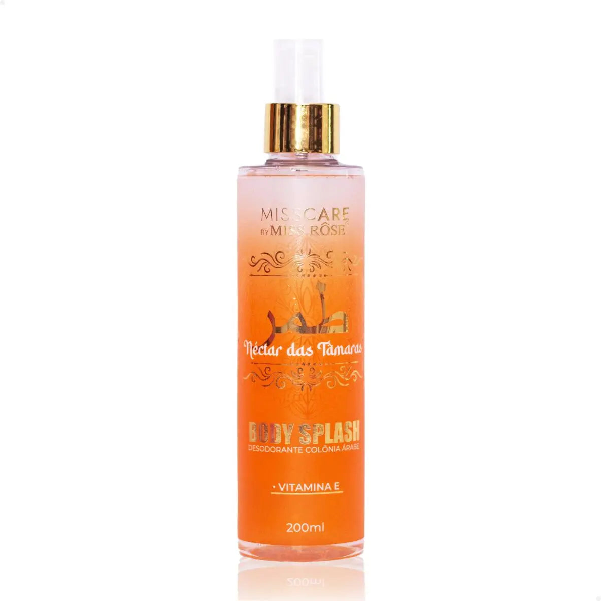 Body Splash Árabe Miss Rose 200ml — Colônia Desodorante Feminina Sofisticada