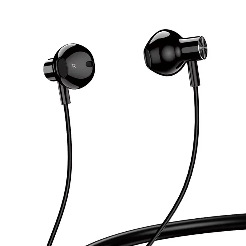Bluetooth Sports Headphones with Neck Band, Digital Display and Long-lasting Battery