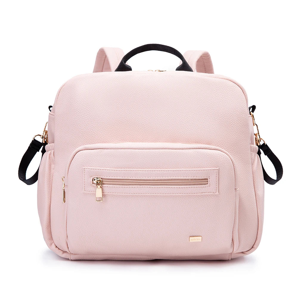 Soboba Diaper Bag for Newborn Baby Solid Multi-functional Waterproof Maternity Changing Bag for Baby Care Stroller Bag Fashion