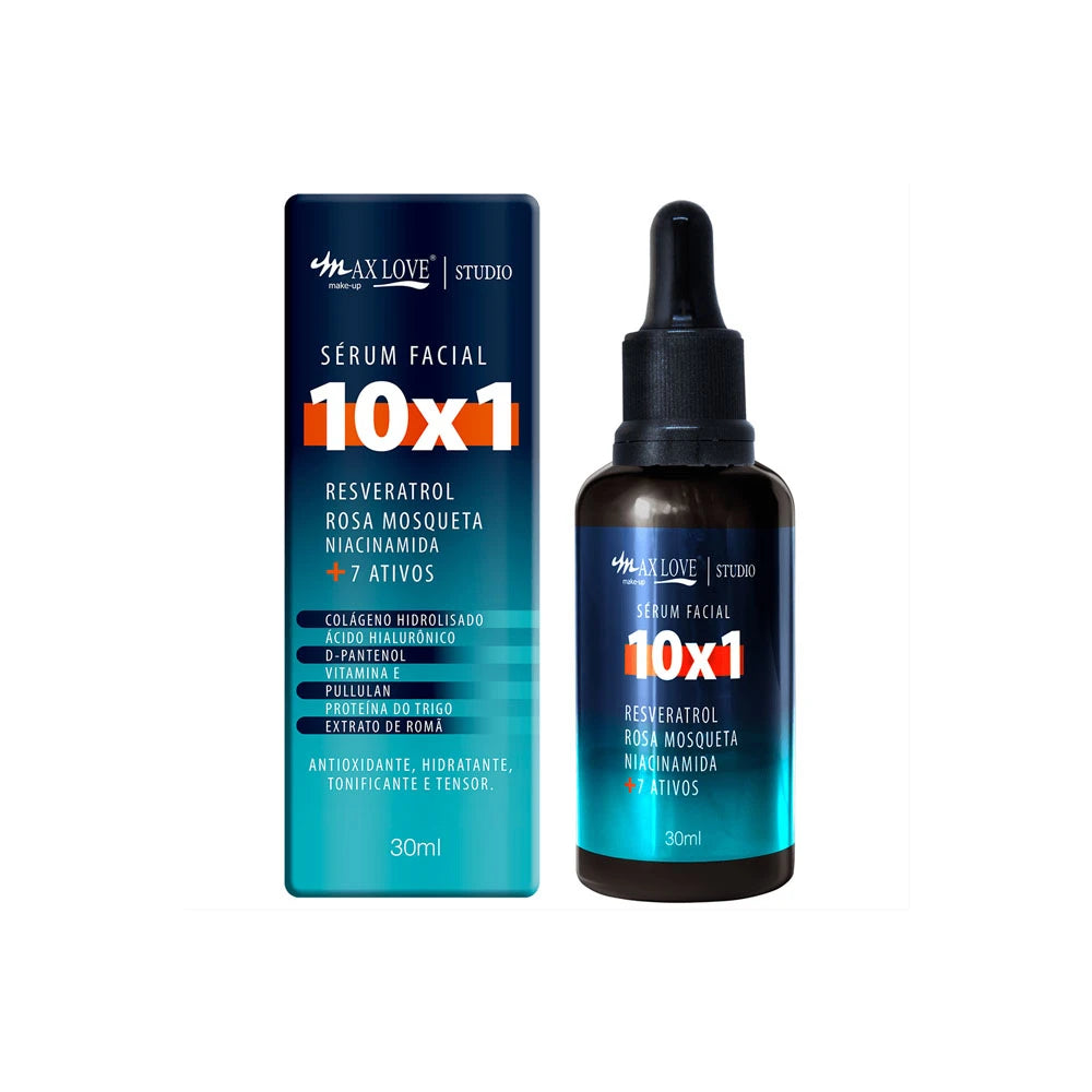 Sérum Facial Max Love 10 em 1 — Tratamento Completo para Pele Radiante