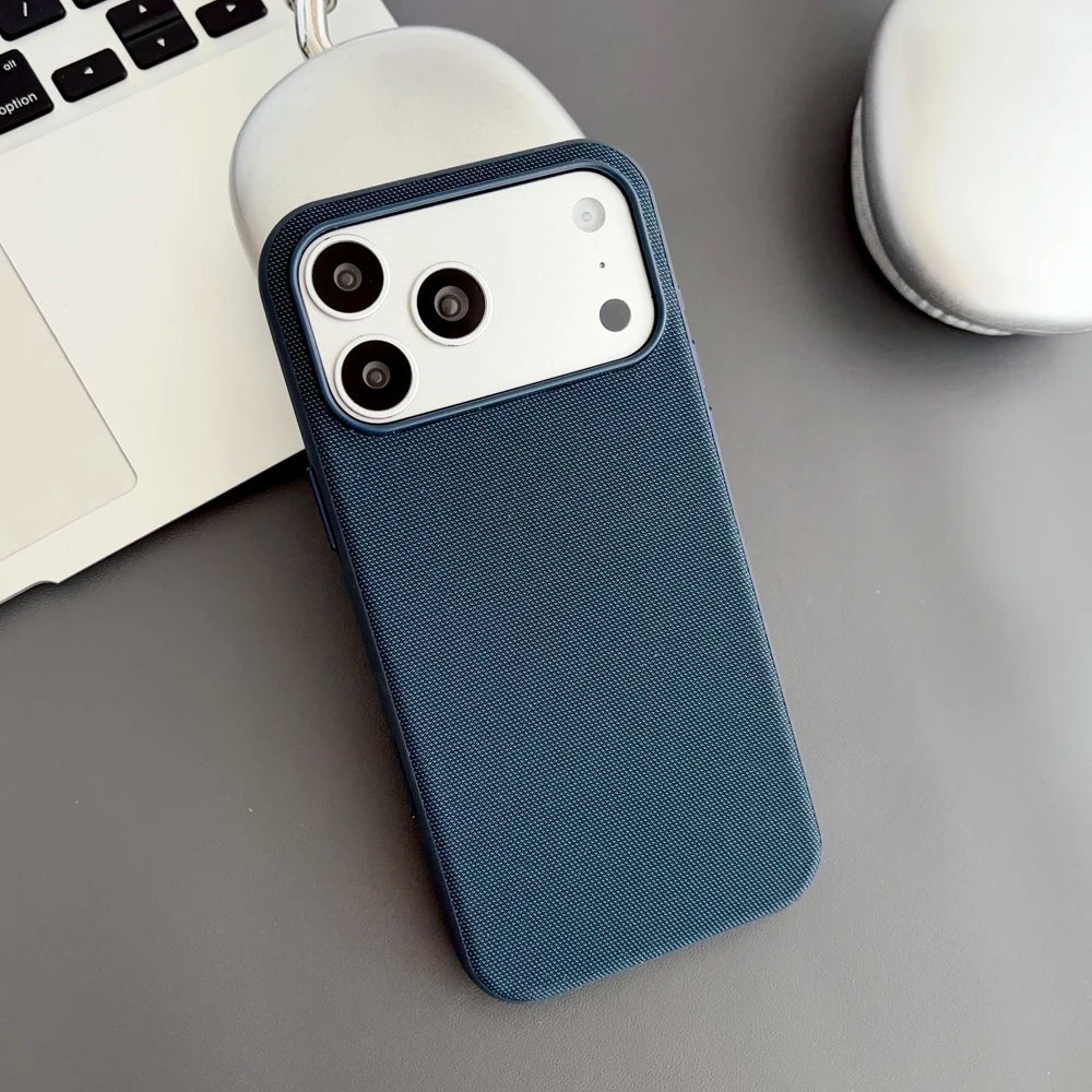 Magnetic TechWoven Case For iPhone 18 17 Pro Max 16 15 14 Plus For Magsafe Wireless Charging Technology Woven Shockproof Cover