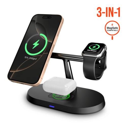 HyperGear MaxCharge Pro 3-in-1 Magsafe Charging Stand