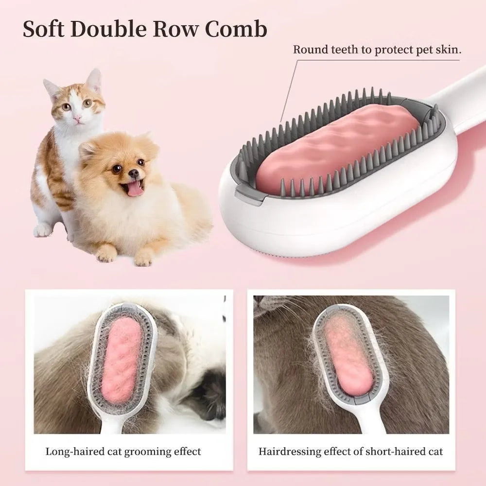 Escova para Gatos Removedor De Pelos Para Cães Escova Gatos Pet Aparador
