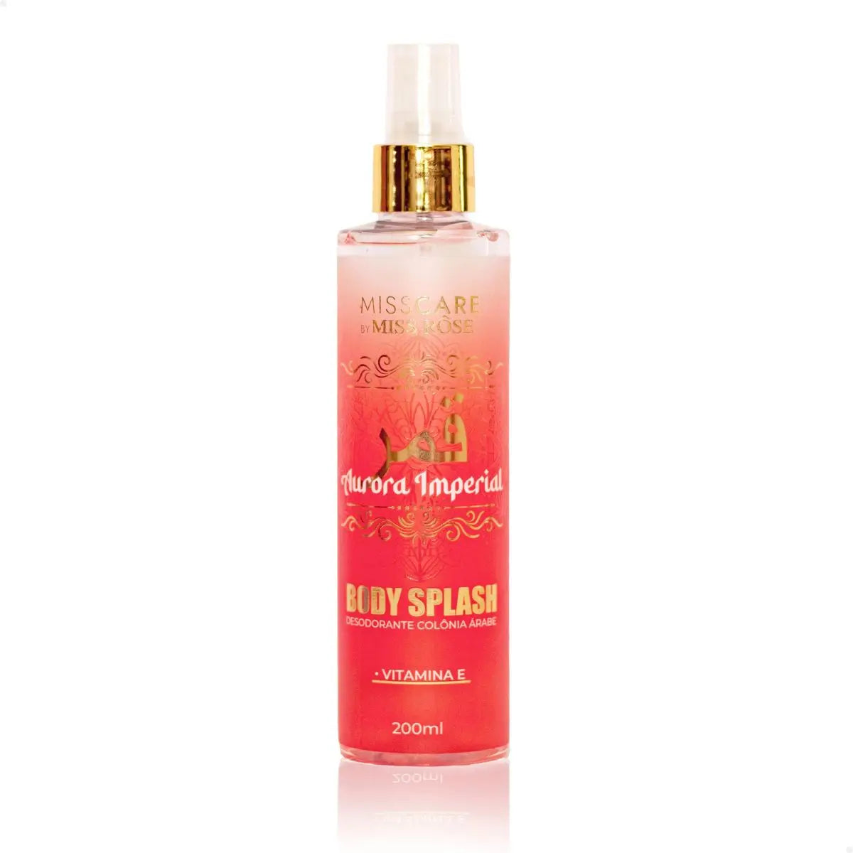 Body Splash Árabe Miss Rose 200ml — Colônia Desodorante Feminina Sofisticada
