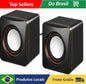 Caixinha de Som Portátil 3W USB P2 – PC, Notebook e Celular
