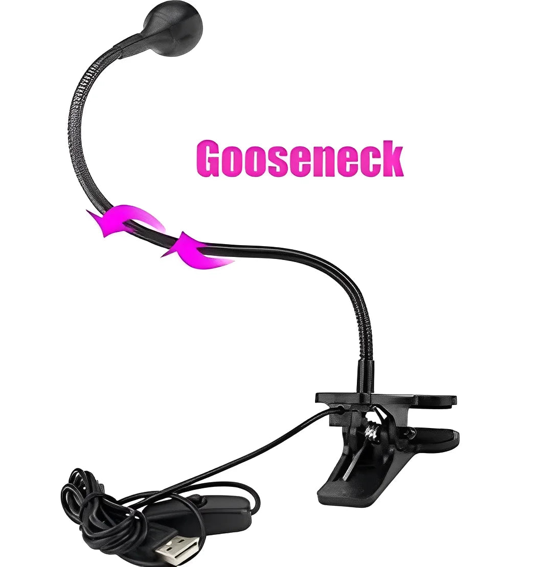 Lampada LED UV Mini USB para Unhas — Secagem Rápida com Clip Flexível