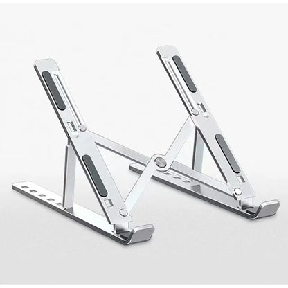 Suporte Dobrável Ergonômico para Notebook — Alumínio Portátil com Ajuste de Altura