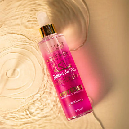 Body Splash Árabe Miss Rose 200ml — Colônia Desodorante Feminina Sofisticada