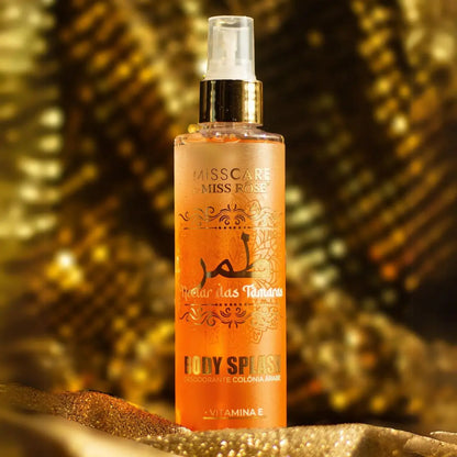 Body Splash Árabe Miss Rose 200ml — Colônia Desodorante Feminina Sofisticada