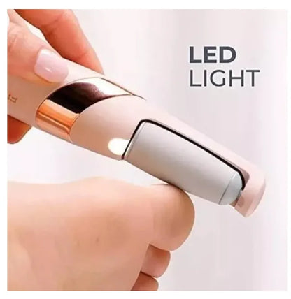 Lixadeira Elétrica para Pés Recarregável 360° — Remove Calos e Pele Seca com Facilidade