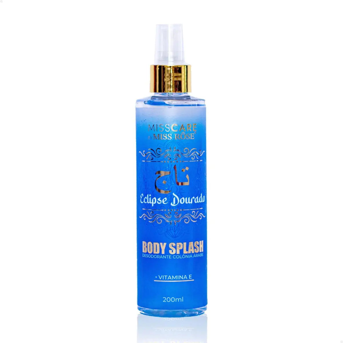 Body Splash Árabe Miss Rose 200ml — Colônia Desodorante Feminina Sofisticada