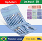Kit Manicure 16 Peças em Aço Inox com Estojo — Alicate, Tesourinha e Acessórios