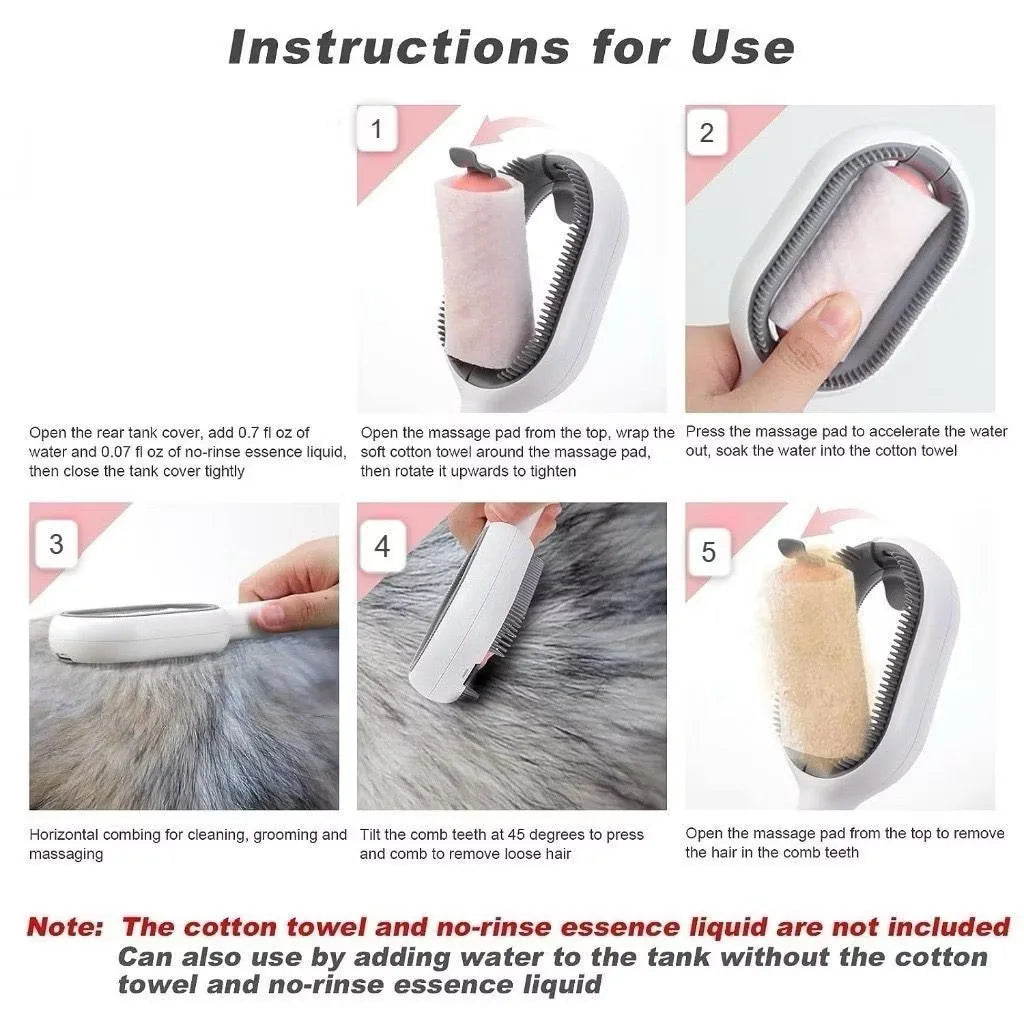 Escova para Gatos Removedor De Pelos Para Cães Escova Gatos Pet Aparador