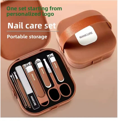 Kit Protetor de Unhas 8 Peças — Capas de Proteção para Manicure e Pedicure