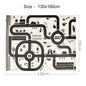 Teaching Route Map Baby Play Mat Waterproof City Town Pad Educational Kids Toys Parking Lot Children Road Table Cloth Gift