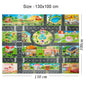 Teaching Route Map Baby Play Mat Waterproof City Town Pad Educational Kids Toys Parking Lot Children Road Table Cloth Gift
