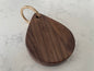 Magnetic Wooden AirTag Keychain