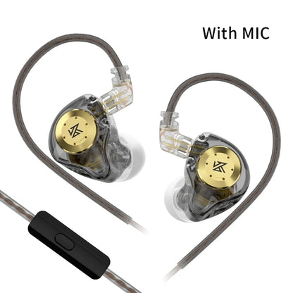 KZ EDX pro Fones de ouvido Bass In Ear Monitor Fones de ouvido Esporte com cancelamento de ruído HIFI Fone de ouvido Nova chegad