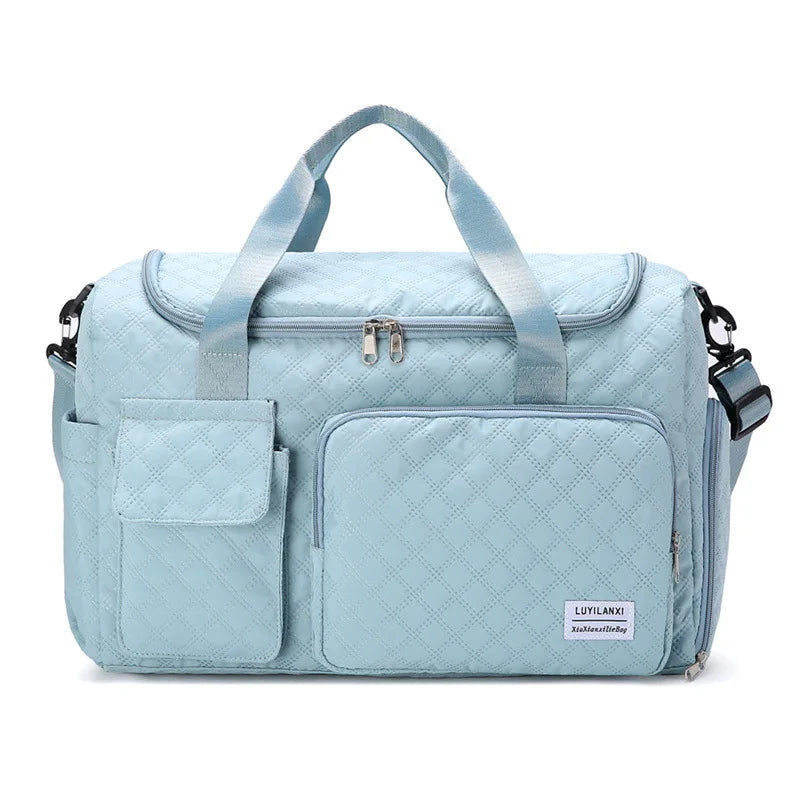 Personalized Diaper Bags Custom Name Mommy Baby Bag Large Capacity Outgoing Storage Bag Embroidered Handheld Crossbody Bag Gifts