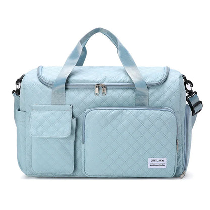 Personalized Diaper Bags Custom Name Mommy Baby Bag Large Capacity Outgoing Storage Bag Embroidered Handheld Crossbody Bag Gifts