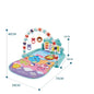 Baby Toys Pedal Piano Toy Music Fitness Rack Newborn Fitness Equipment Game Mat Prone Time Activity Gymnastics Mat 0-1 Years Old