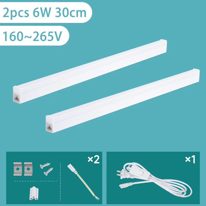 Luminária LED para Cozinha 6W 10W 20W — Luz Embaixo do Armário 110V/220V