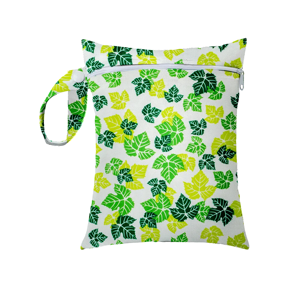 Mini Size 25x20cm Diaper Bag Waterproof Reusable Mummy Bag Printed Pocket Nappy Bags PUL Travel Wet Dry Bags Purple Color