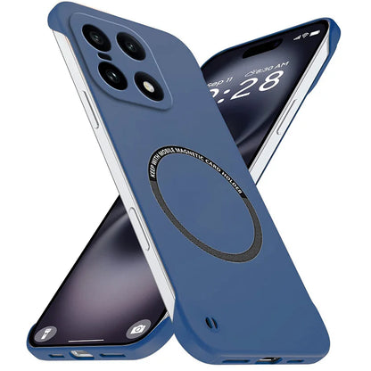 Magnetic Slim for OnePlus 15 5G PLK110 Frameless Cases Lightweight Matte Anti-Scratch Hard PC Cover Borderless Shockproof Armor