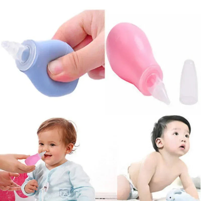 New Born Silicone Baby Safety Nose Cleaner Vacuum Suction Children Nasal Aspirator   Care Diagnostic-tool  Sucker