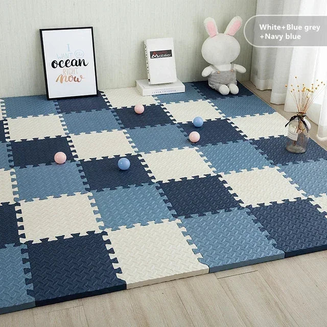 30cm Baby Foam Crawling Mat Children EVA Educational Toys Kids Soft Floor Game Mat Chain Fitness Brick Gym Game Carpet Kid Room