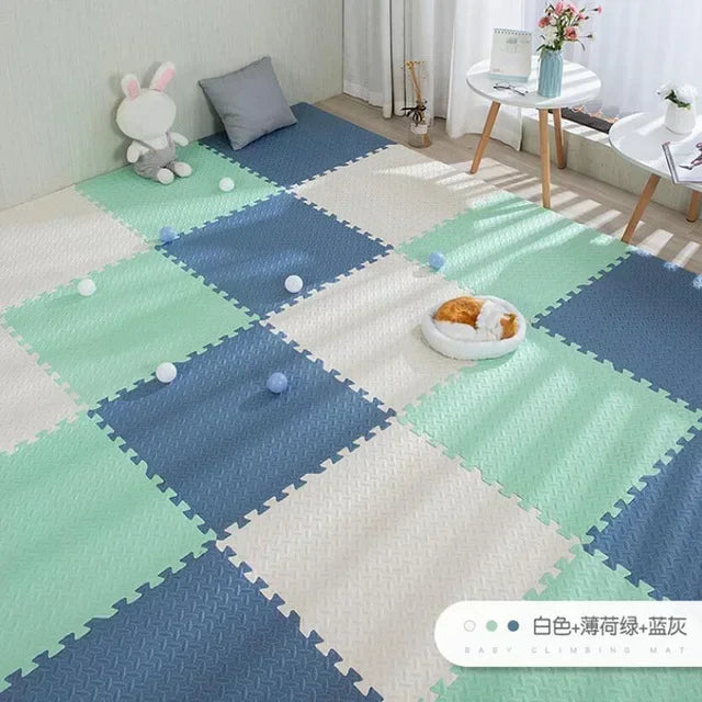 12PCS EVA Foam Puzzle Mats Children Room Activities Mats For Baby Interlock Floor Carpet 30*30CM Baby Floor Ma Baby Play Matt