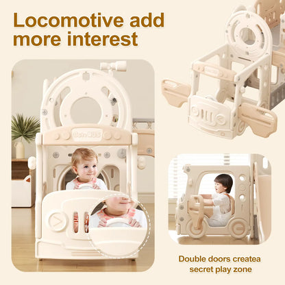 Baby slide Home Storage Slide Children's Indoor Home  Multifunction Park Baby Family Amusement Swing Playground