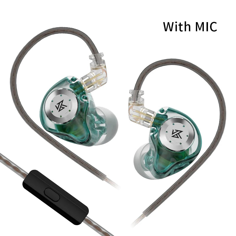 KZ EDX pro Fones de ouvido Bass In Ear Monitor Fones de ouvido Esporte com cancelamento de ruído HIFI Fone de ouvido Nova chegad