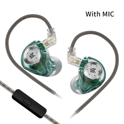 KZ EDX pro Fones de ouvido Bass In Ear Monitor Fones de ouvido Esporte com cancelamento de ruído HIFI Fone de ouvido Nova chegad