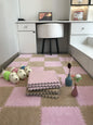 DHDH Soft Plush Kids Carpet Baby Play Mat Children's Rugs Toys EVA Foam Children's Mat Puzzle Interlock Floor Mats 30*30 CM