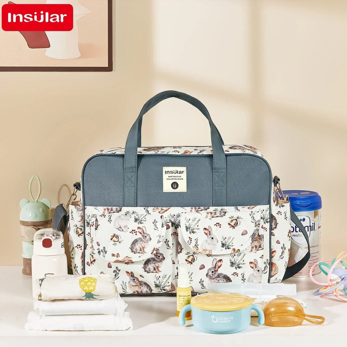 Bolsa Maternidade Grande Impermeável – Mochila Trocador para Bebê