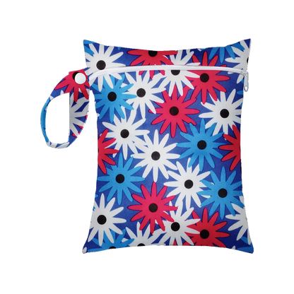 Mini Size 25x20cm Diaper Bag Waterproof Reusable Mummy Bag Printed Pocket Nappy Bags PUL Travel Wet Dry Bags Purple Color