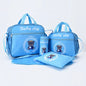 Mommy Bag Five Piece Bag Fashion Print Bears Multifunctional Large Capacity One Shoulder Crossbody Maternal Baby Bag Diaper Bag