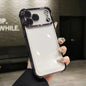 Capa Transparente com Galvanização Luxo para iPhone 11 ao 17 Pro Max — Protetor de Lente