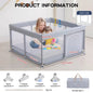 Large Baby Playpen for Children with Foam Protector Baby Playground for 0~6 Years Old Kids Ball Pit Playpen Indoor Baby Safety F