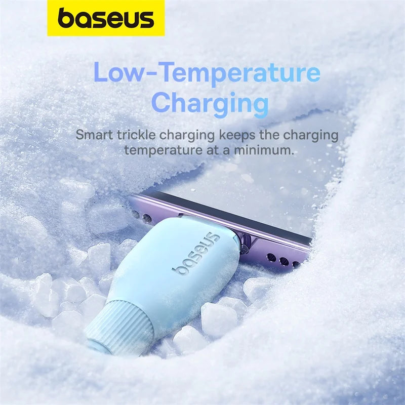 Cabo USB-C Baseus 20W — Carga Rápida para iPhone, iPad e MacBook | 1,2m ou 2m