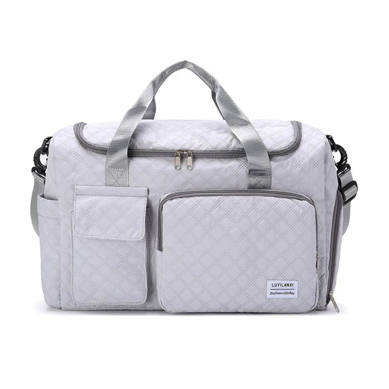 Personalized Diaper Bags Custom Name Mommy Baby Bag Large Capacity Outgoing Storage Bag Embroidered Handheld Crossbody Bag Gifts
