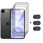 6in1 Glass For iPhone 16e Tempered Glass iPhone 16e SE4 SE 2025 Screen Protector HD Phone Camera Lens Film iPhone 16e