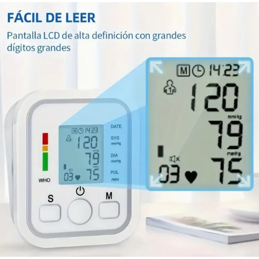 Kit Saúde Doméstico — Oxímetro Digital e Monitor de Pressão Arterial de Braço