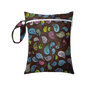 Mini Size 25x20cm Diaper Bag Waterproof Reusable Mummy Bag Printed Pocket Nappy Bags PUL Travel Wet Dry Bags Purple Color