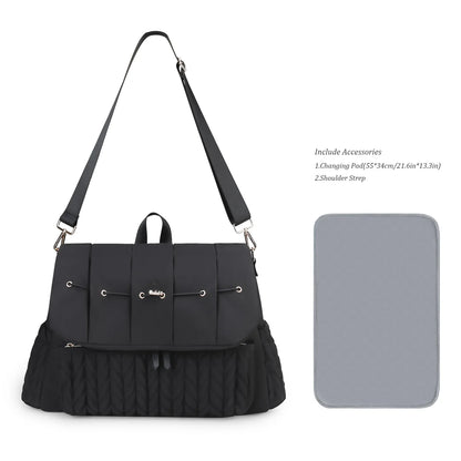 Personalized Name Baby Diaper Bag Backpack for Maternity Nappy Bag Removable Shoulder Straps Fashion Mommy Handbag for Stroller