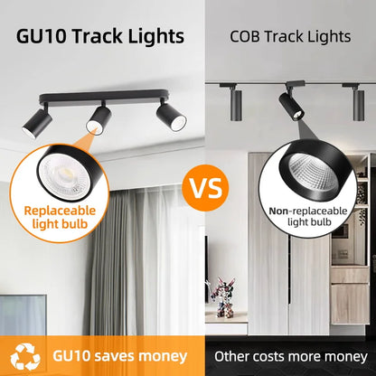 Spot de Teto LED com Lâmpada Substituível — Pendente Decorativo para Quarto e Cozinha