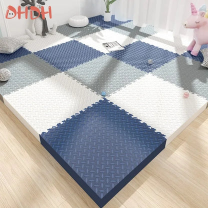 6Pcs 2.5cm Thick  Baby Play Mat Non-Toxic Foam Puzzle Floor Tiles Soft Comfortable Crawling Carpet Mat for Kids Bedroom EVA Mat