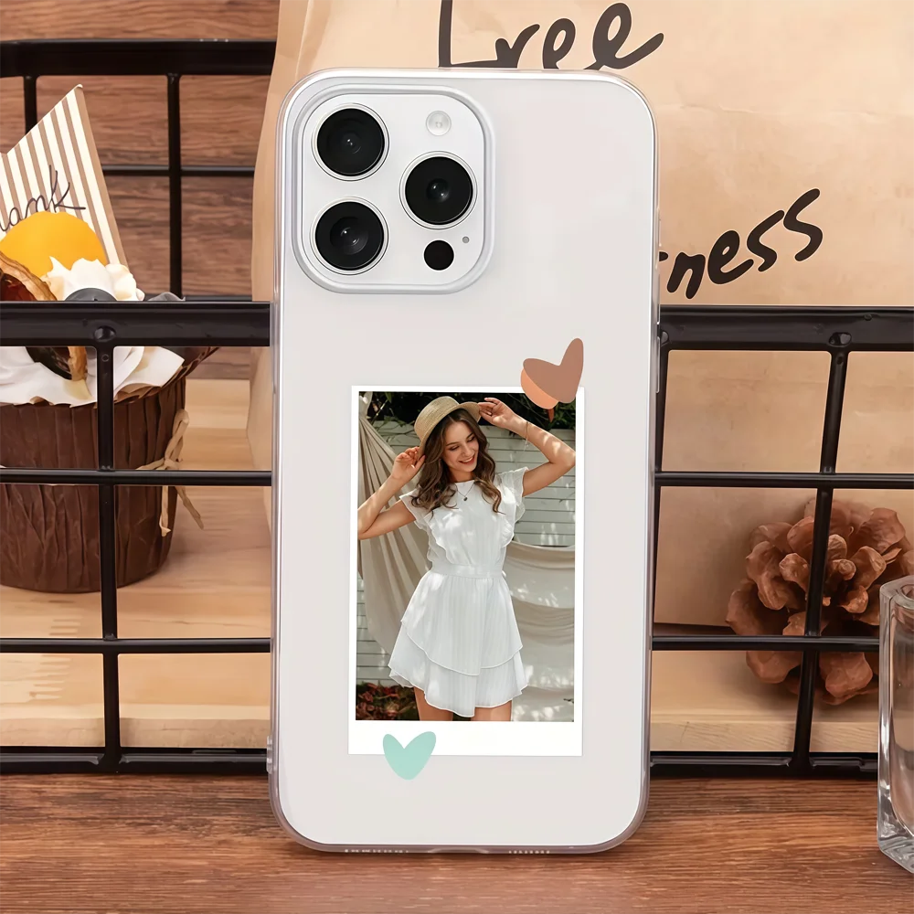 DIY iPhone 17 16 15 14 13 12 11 Pro 11 12 Mini XS Max XR 8 7 6 Plus Air Customized Photo Transparent TPU Phone Protective Case