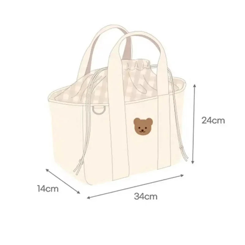Large Mommy Bag Maternity Packs Canvas Baby Diaper Bags for Mom Mummy Nappies Organizer Women Handbags Strollers Mother Kids